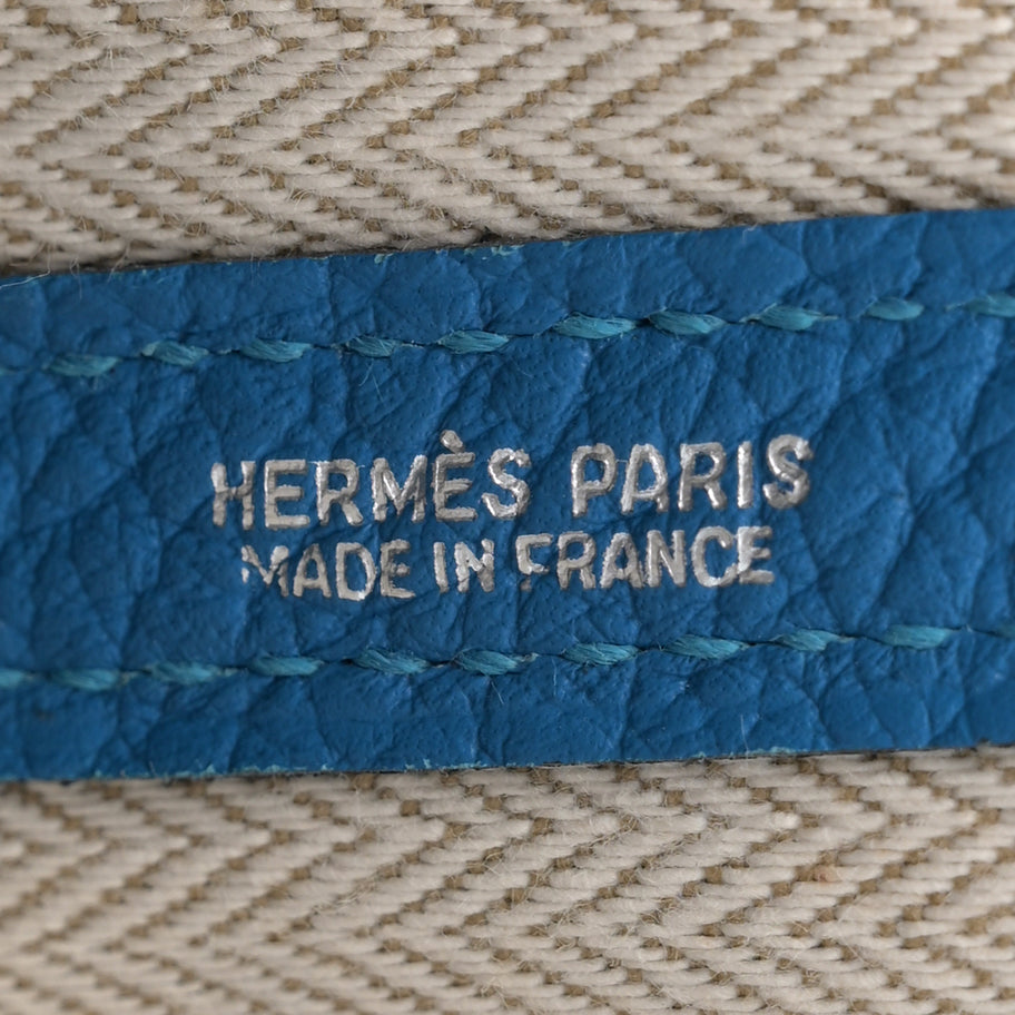 Hermes Negonda Garden Party Tote 36 MM Bleu Hydra Image 6