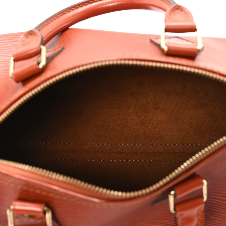 Louis Vuitton Epi Speedy 25 Kenyan Kenyan Fawn Image 5