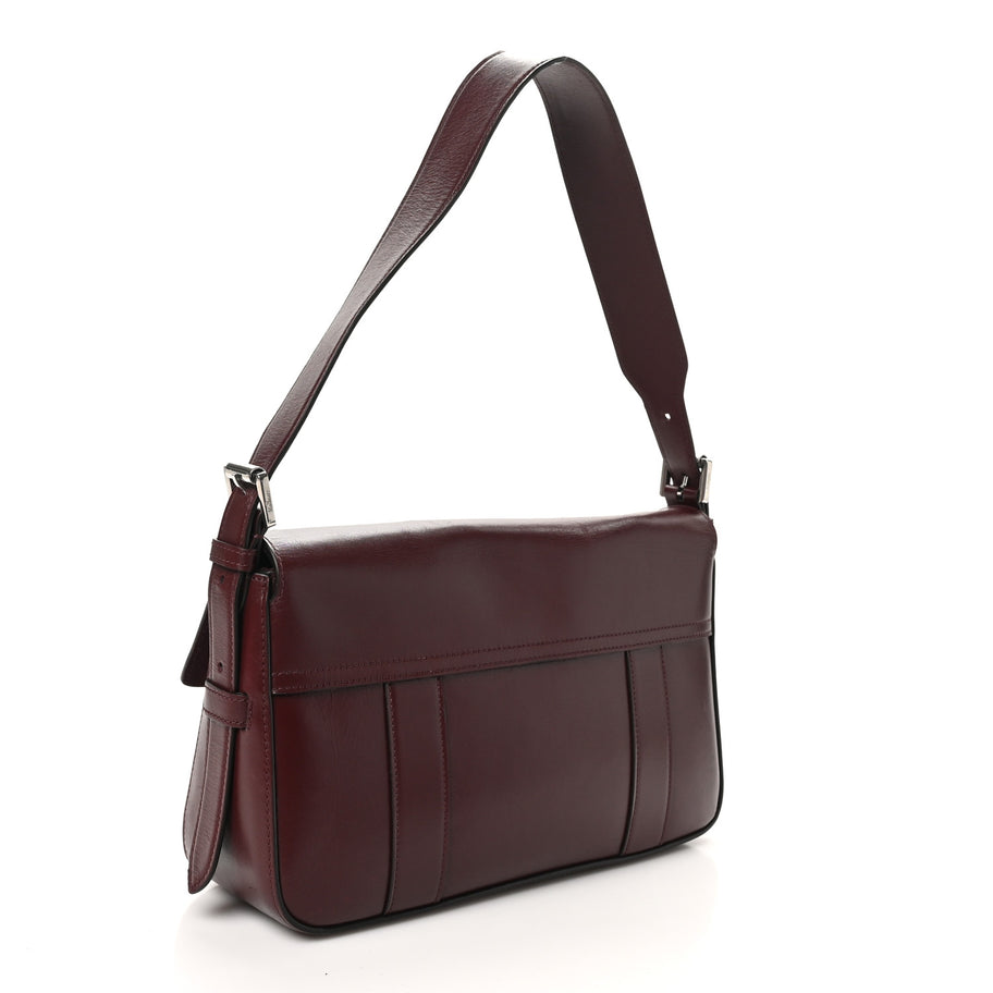 Mulberry Shiny Smooth Calfskin East West Bayswater Black Cherry Image 3