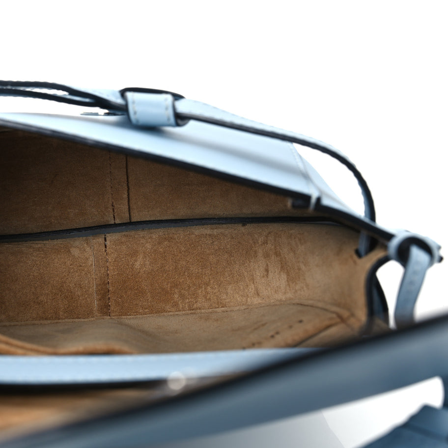 Loewe Calfskin Jacquard Mini Gate Dual Bag Dusty Blue Image 5