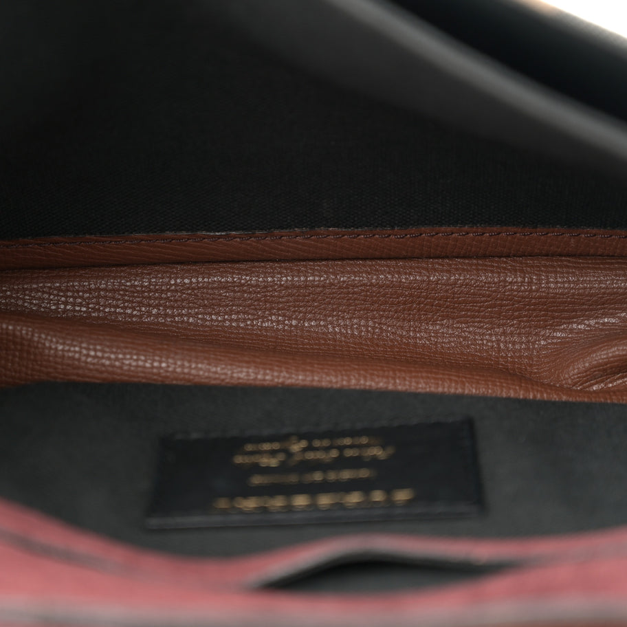 Burberry Derby Calfskin House Check Small Macken Crossbody Bag Tan Image 5