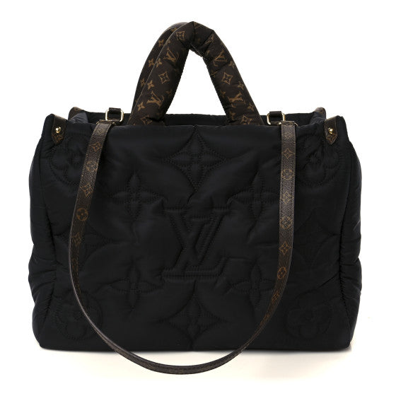 Louis Vuitton Econyl Monogram Pillow Giant Onthego MM Black Image 1