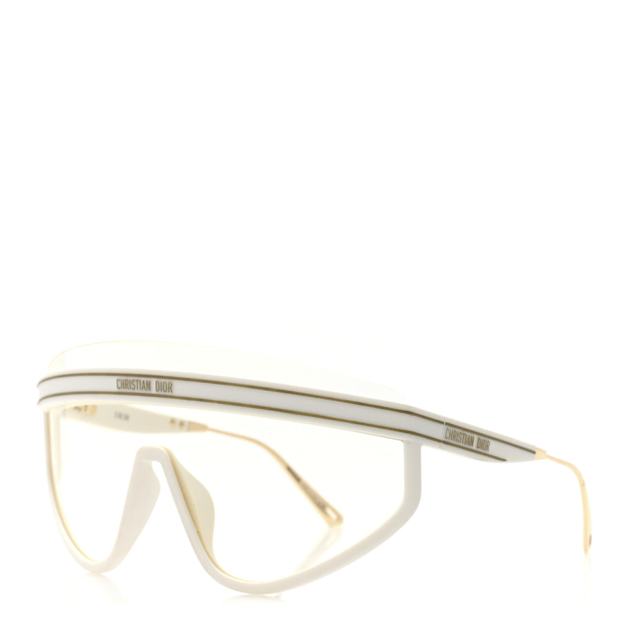 Christian Dior Acetate Mask DiorClub M2U Sunglasses Translucent Ivory Image 1