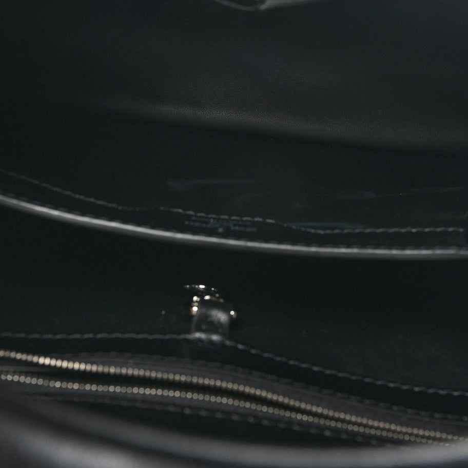 Louis Vuitton Smooth Calfskin Crystal Flowers Capucines BB Black Image 5