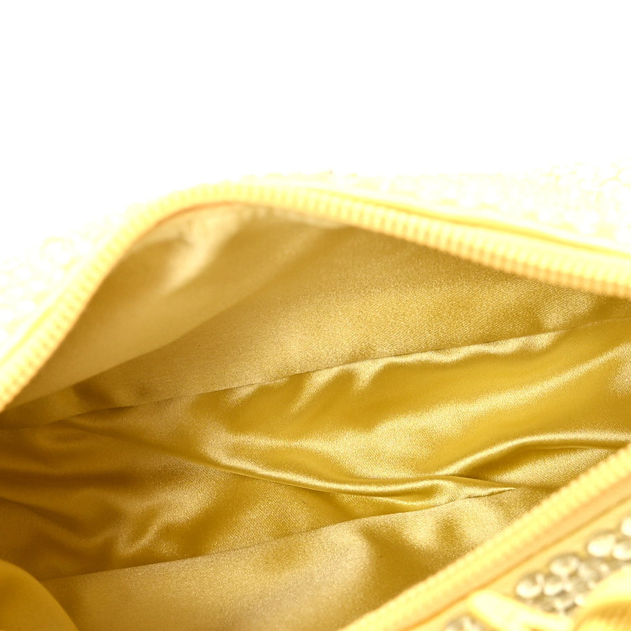 Prada Satin Crystal Mini Re-Edition 2000 Bag Ananas Image 5