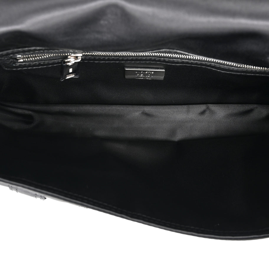 Fendi Econyl Cuoio Romano Multipocket Baguette Black Image 5