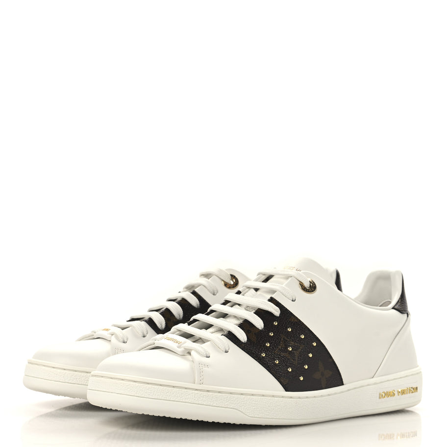 Louis Vuitton Monogram Stud Front Row Sneaker White Image 4