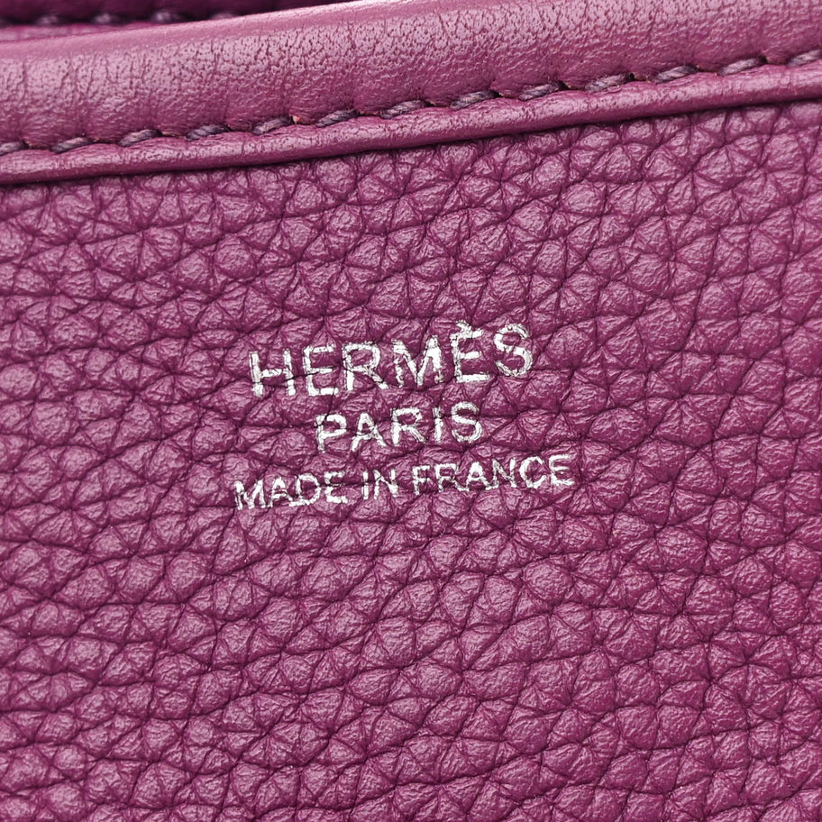 Hermes Taurillon Clemence Evelyne III PM Anemone Image 6