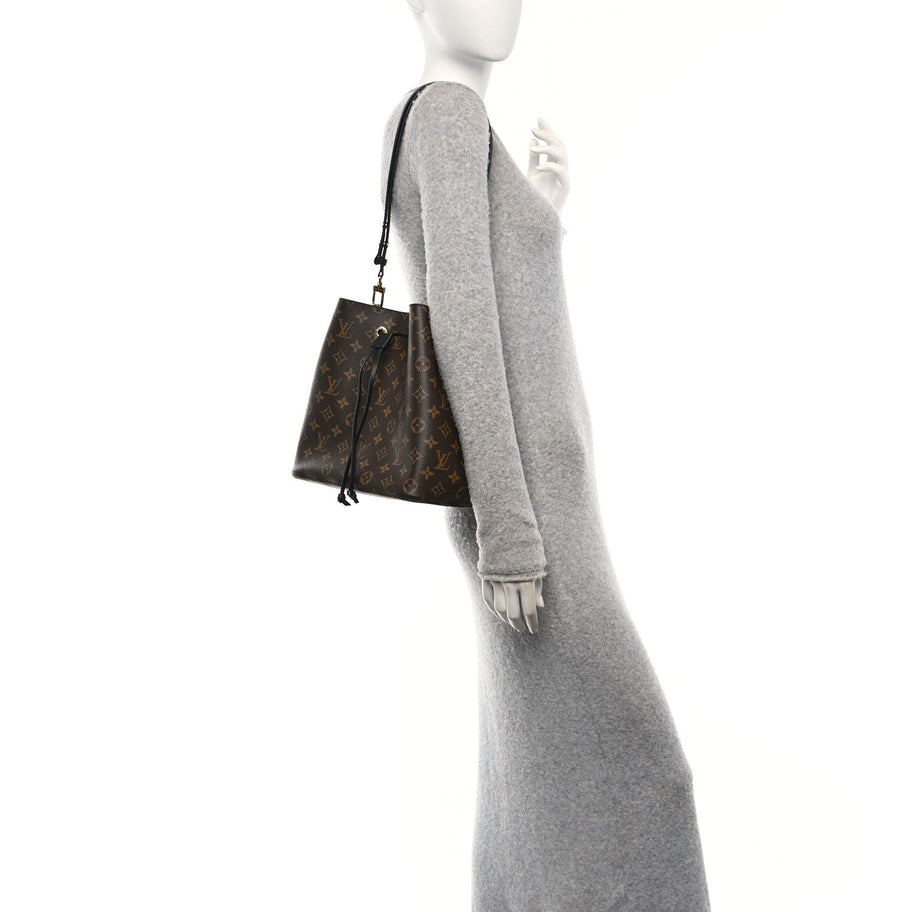 Louis Vuitton Monogram Neonoe MM Black Image 2