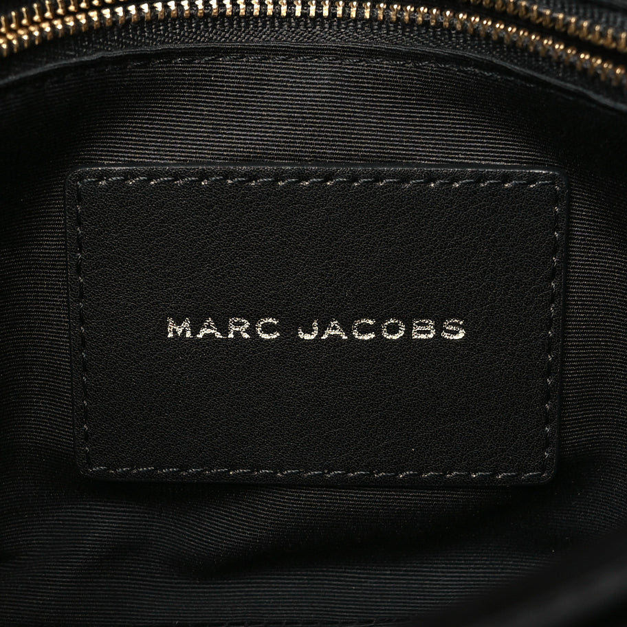 Marc Jacobs Calfskin The J Marc Shoulder Bag Black Image 6