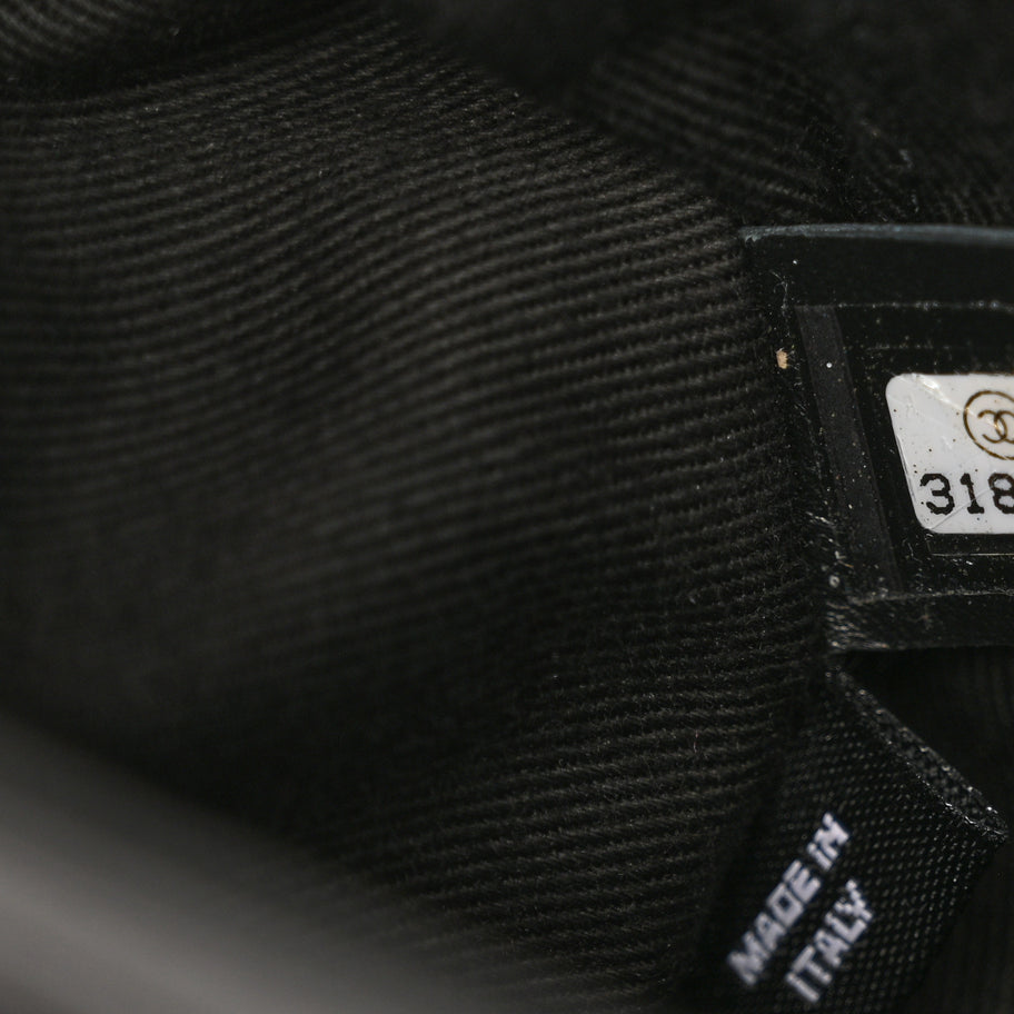 Chanel Calfskin Quilted CC Uniform Flap Belt Bag Black Image 7