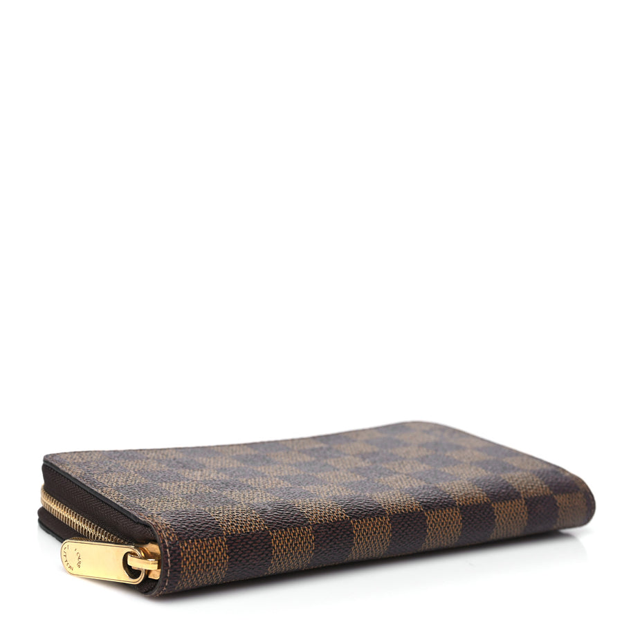 Louis Vuitton Damier Ebene Zippy Wallet Rose Ballerine Image 4
