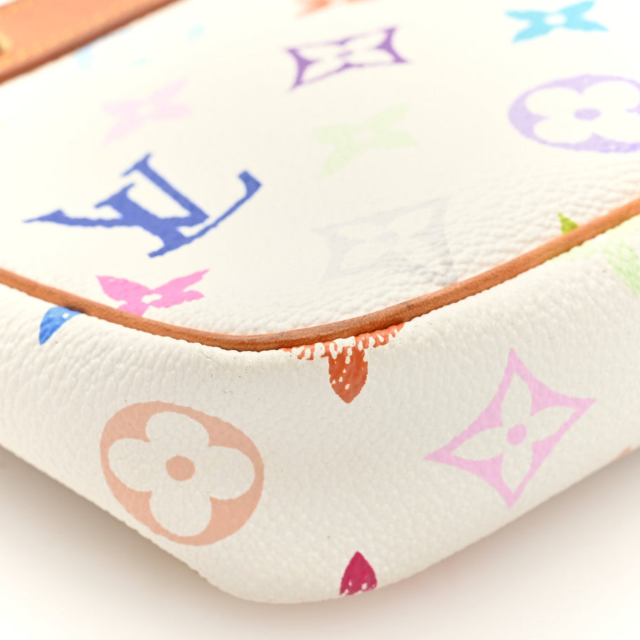 Louis Vuitton Monogram Pochette Accessories White Image 7