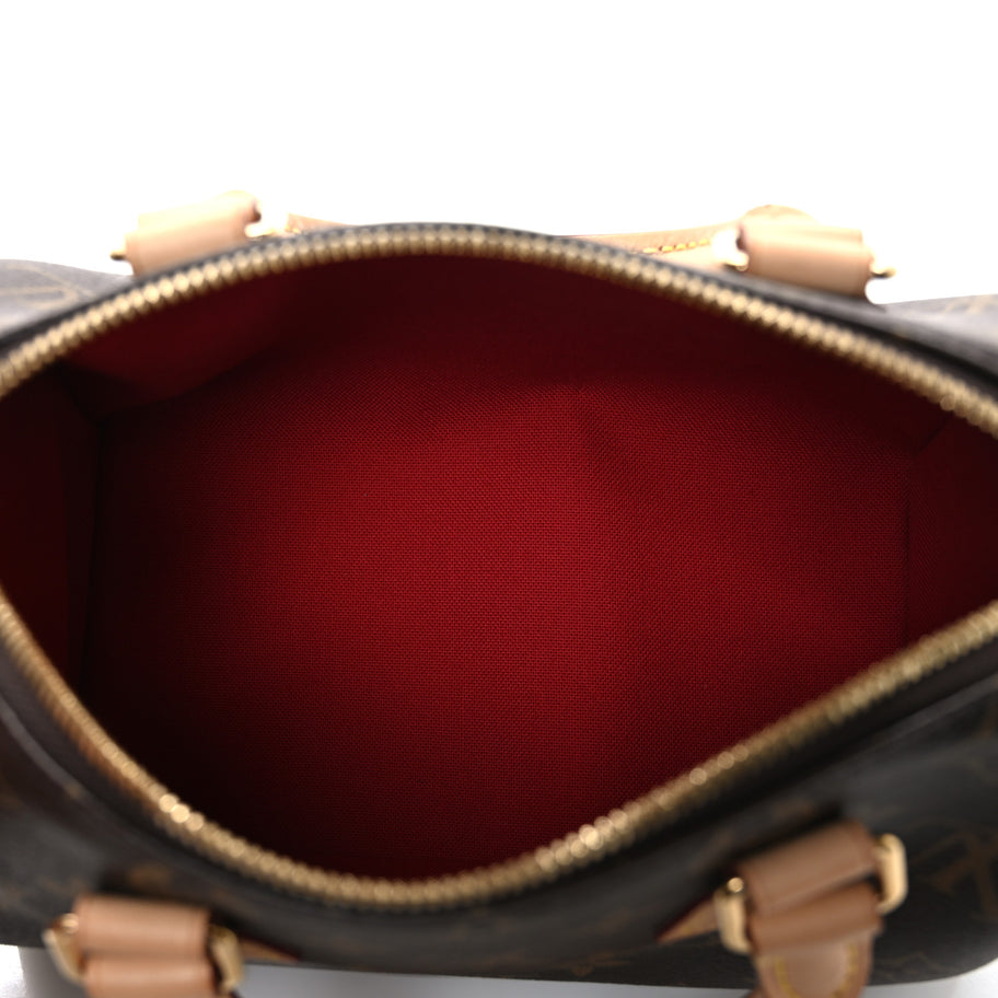 Louis Vuitton Monogram Speedy Bandouliere 20 Black Image 5