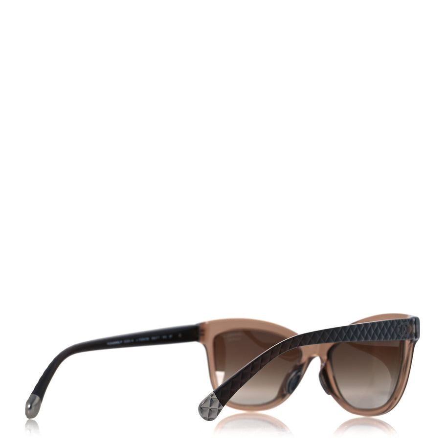 Chanel Polarized CC Cat Eye Sunglasses 5330-A Brown Image 4
