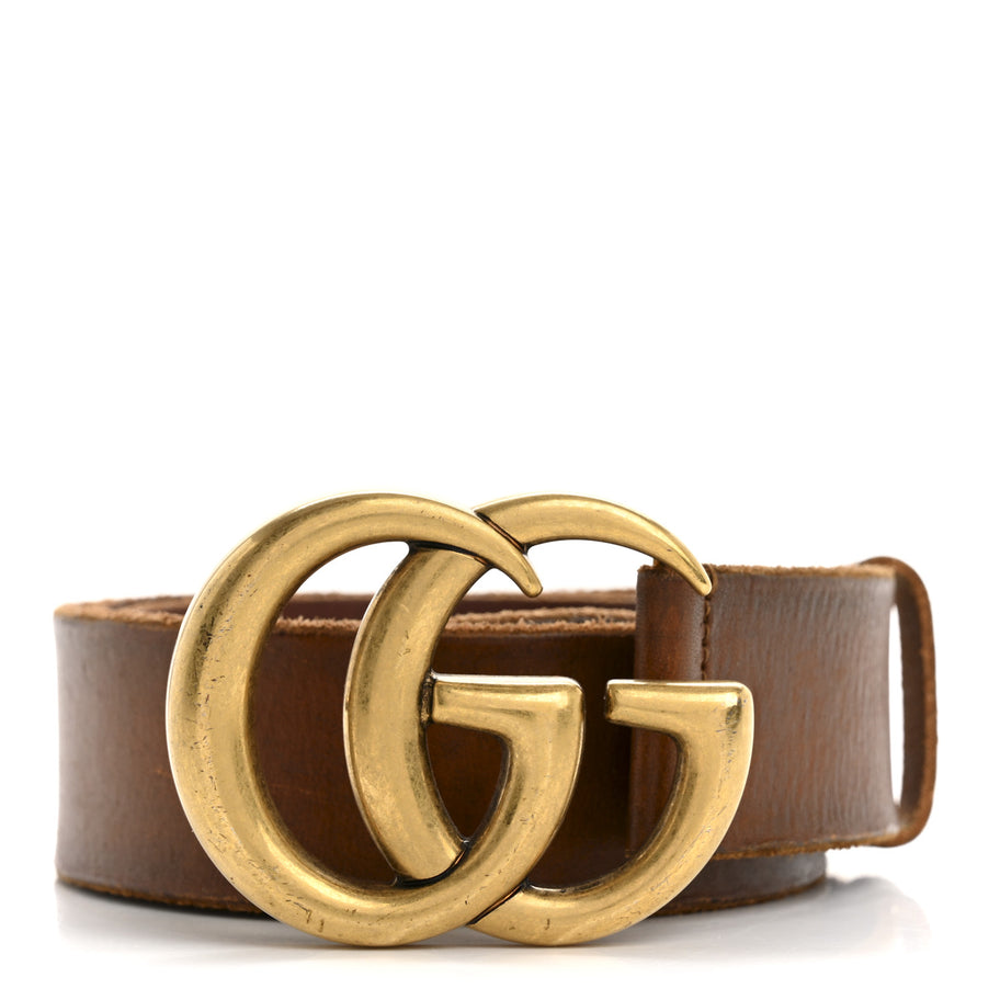 Gucci Faded Calfskin Double G 40mm Belt 90 36 Cuir Image 1