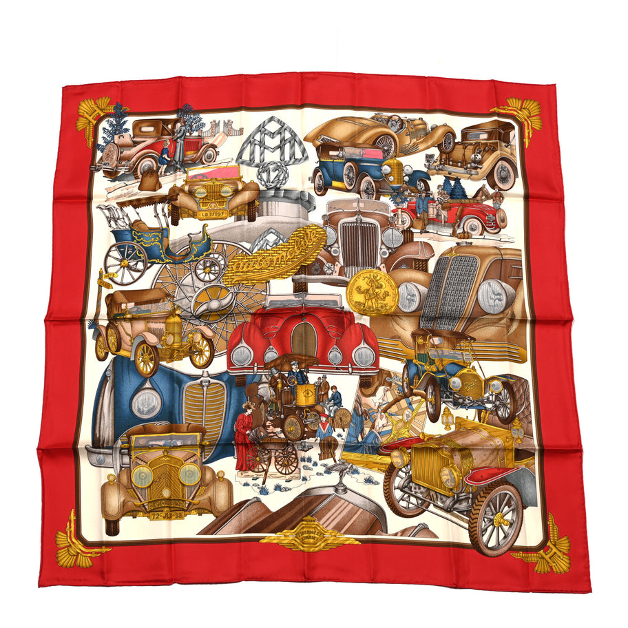 Hermes Silk Automobile Scarf 90 Image 1
