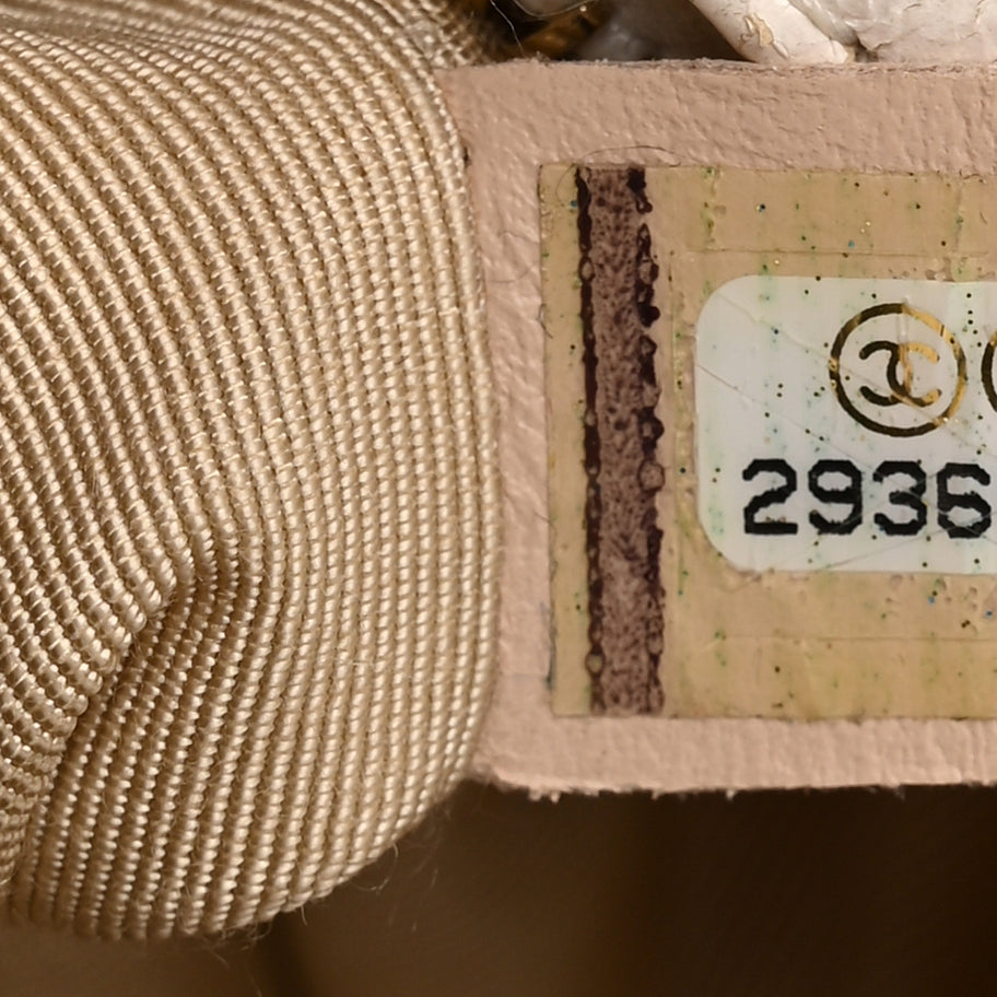 Chanel Rattan Calfskin Small Gabrielle Hobo Beige Ivory Image 7