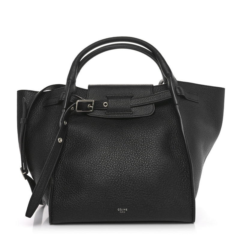  Celine Supple Grained Calfskin Small Big Bag Black