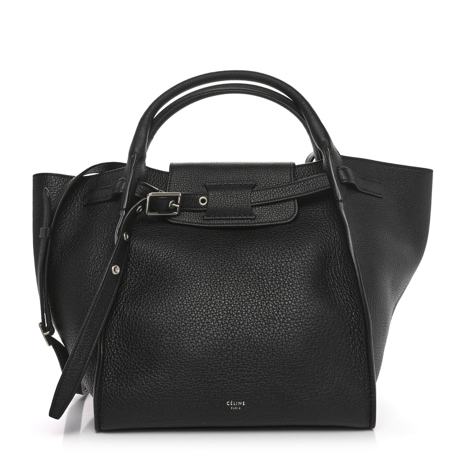 Celine Supple Grained Calfskin Small Big Bag Black Image 1