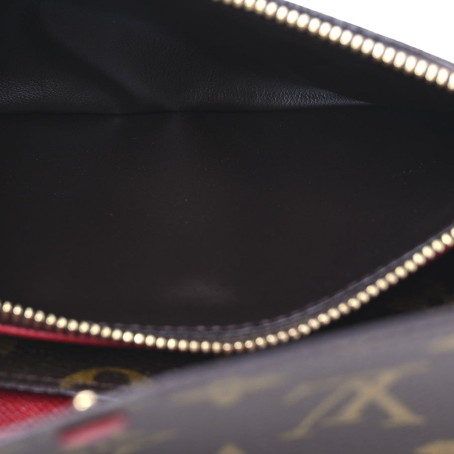 Louis Vuitton Monogram Emilie Wallet Fuchsia Image 6