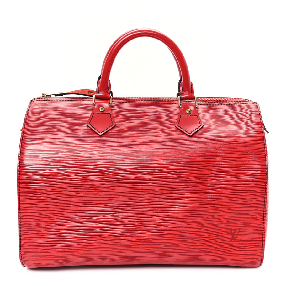 Louis Vuitton Epi Speedy 30 Castillan Red Image 1