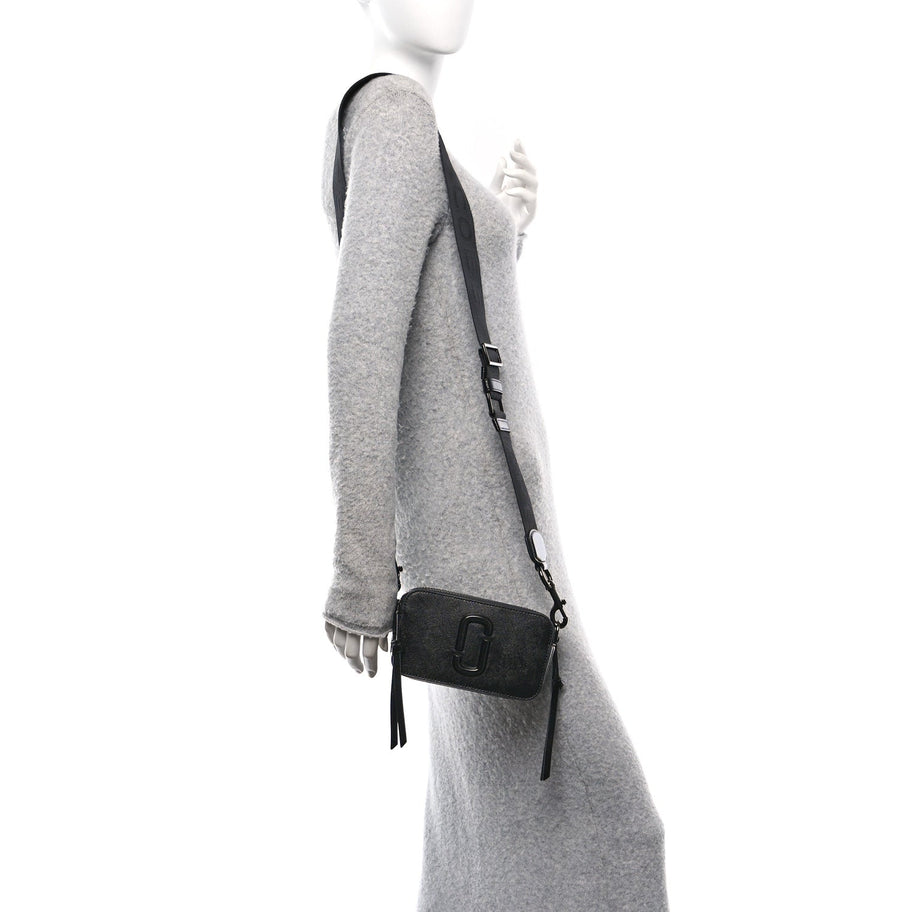 Marc Jacobs Saffiano Snapshot Camera Bag Black Image 2