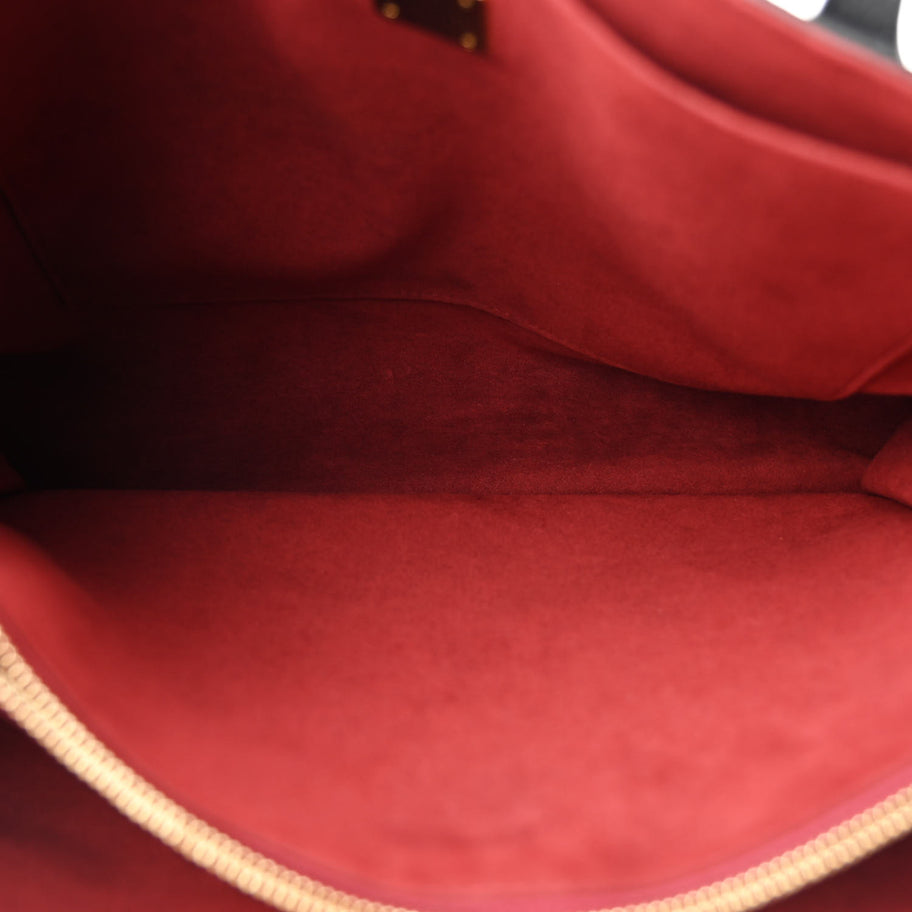 Louis Vuitton Grained Calfskin Lockme Shopper Black Image 5