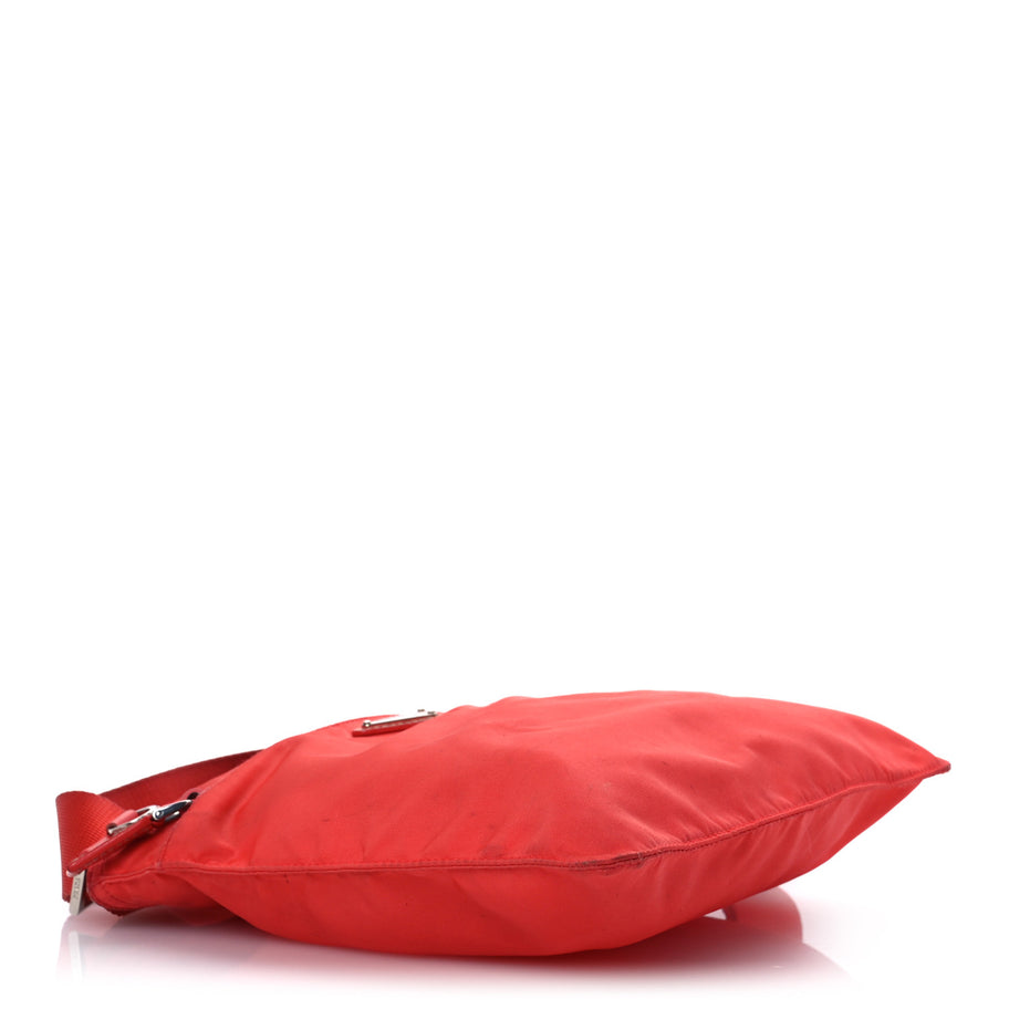 Prada Nylon Vela Flat Messenger Bag Corallo Image 4