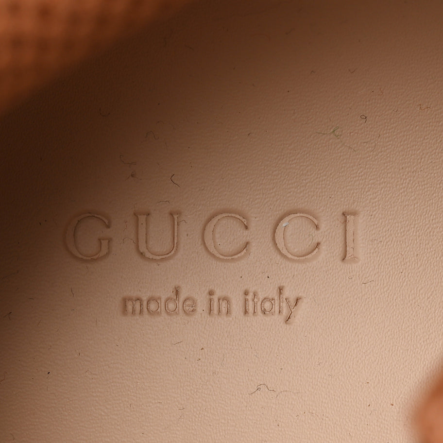 Gucci X SEGA Mesh Suede Calfskin Removable Crystals Flashtrek Sneakers 35.5 Loess Black Olive Green Image 7