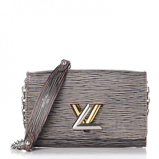 Louis Vuitton Epi Twist Chain Wallet Denim Dark Image 1