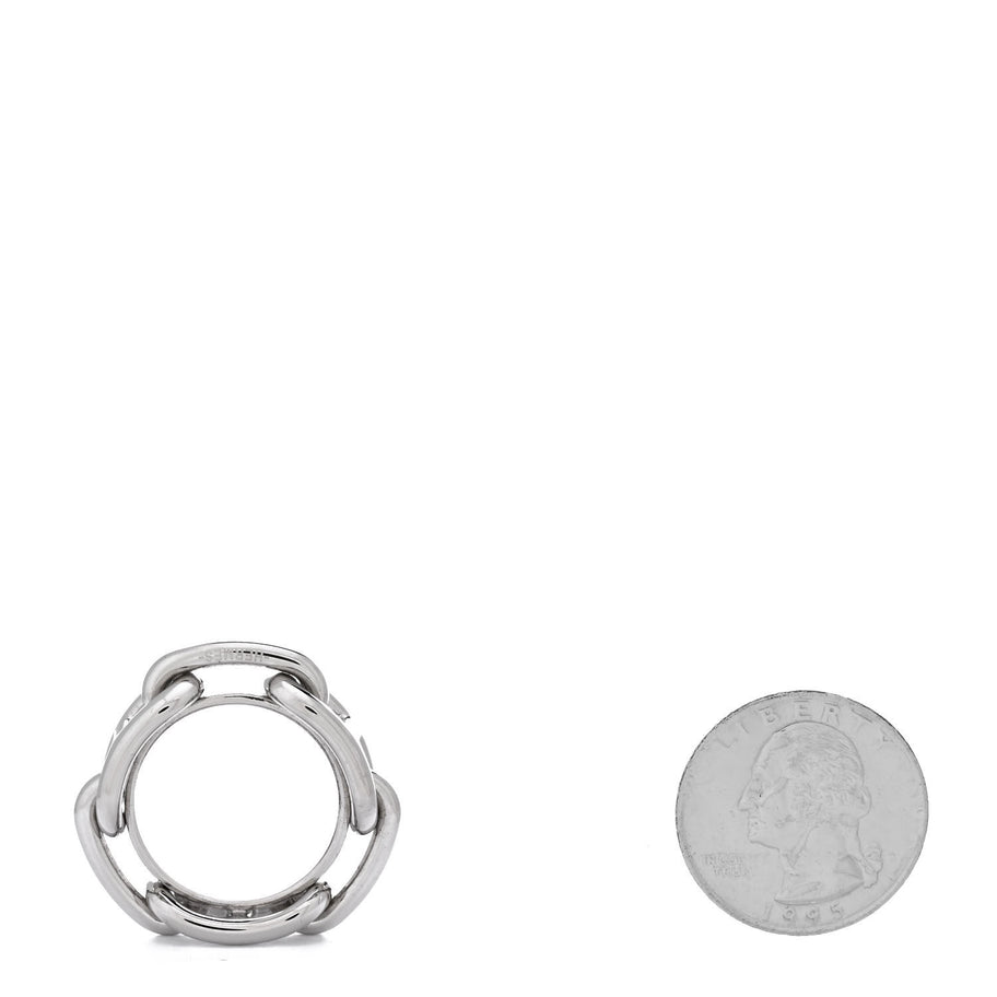 Hermes Palladium Regate Scarf Ring Image 2