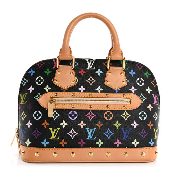  Louis Vuitton Monogram Multicolor Alma Black