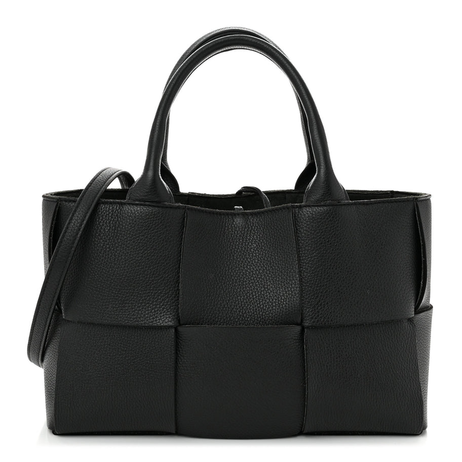 Bottega Veneta Nappa Maxi Intrecciato Mini Arco Tote Black Image 1