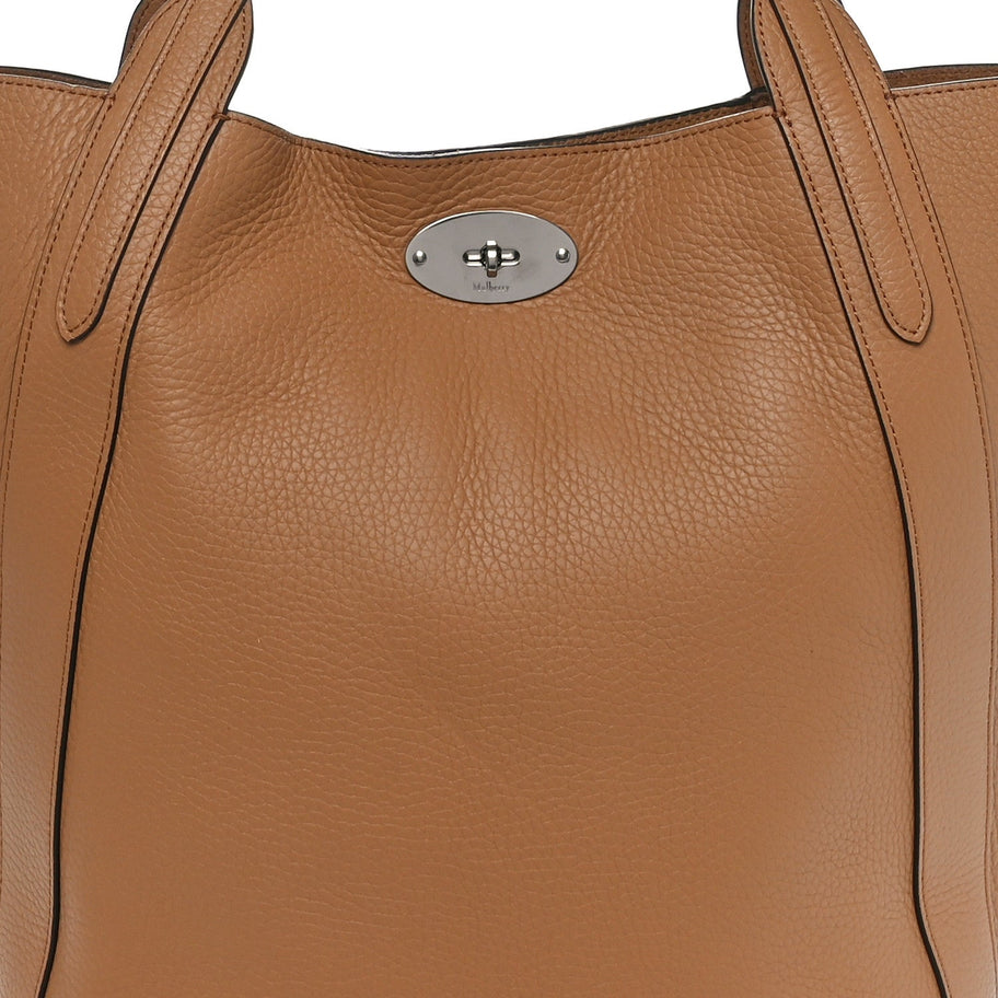 Mulberry MULBERRY Heavy Grain Bayswater North South Tote Sable Image 7