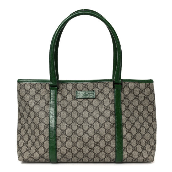 Gucci GG Plus Monogram Medium Joy Tote Green Image 1