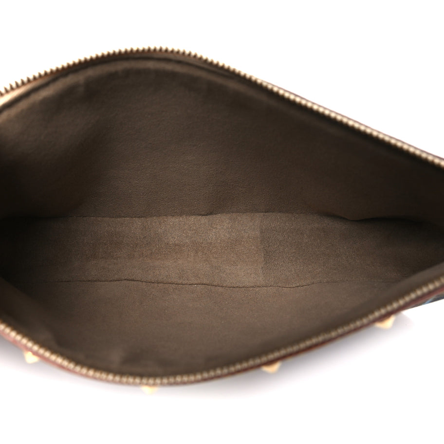 Louis Vuitton Monogram Multicolor Pochette Accessories Black Image 6