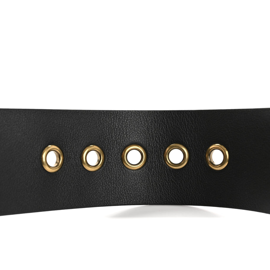 Christian Dior Calfskin Diorquake Belt 80 32 Black Image 4