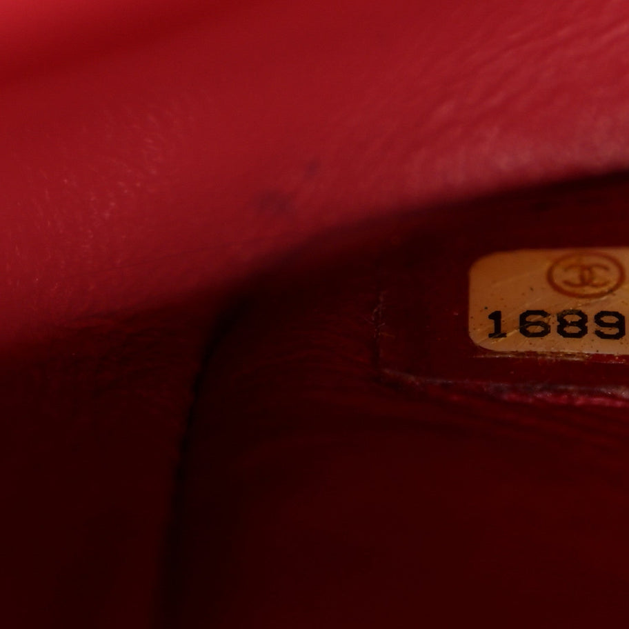 Chanel Caviar Quilted Medium Double Flap Red Image 7