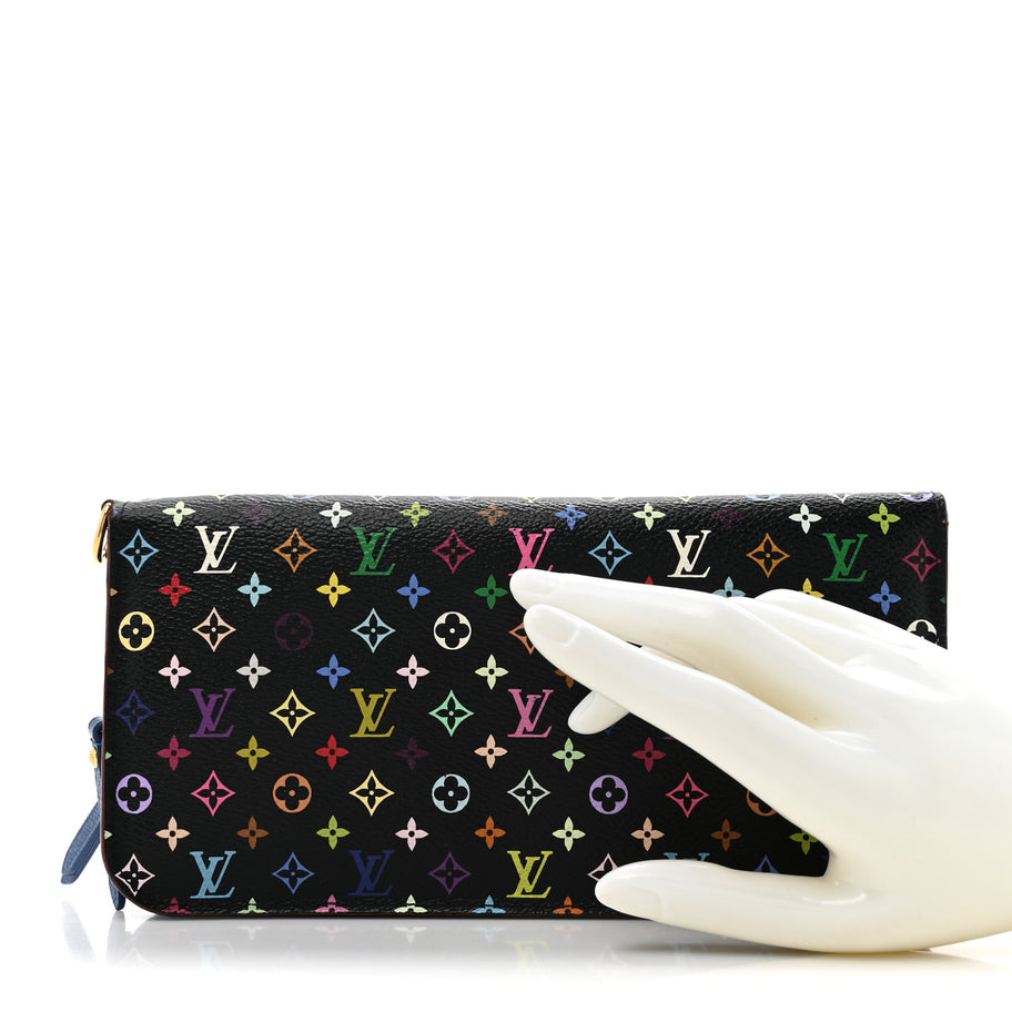 Louis Vuitton Monogram Multicolor Insolite Wallet Black Bleuet Image 2