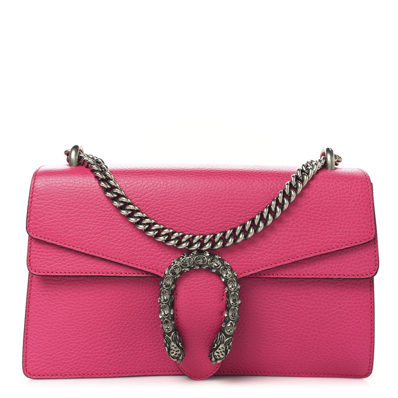  Gucci Dollar Calfskin Small Dionysus Shoulder Bag Box Pink