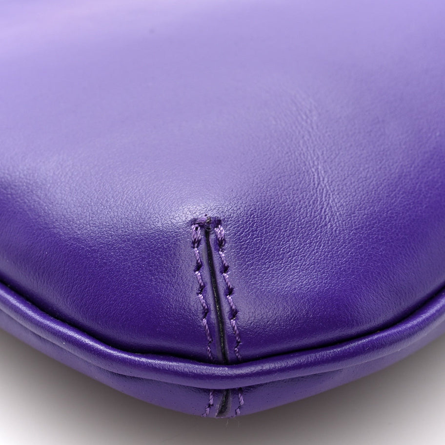 Jacquemus Smooth Calfskin Le Bisou Mousqueton Purple Image 7