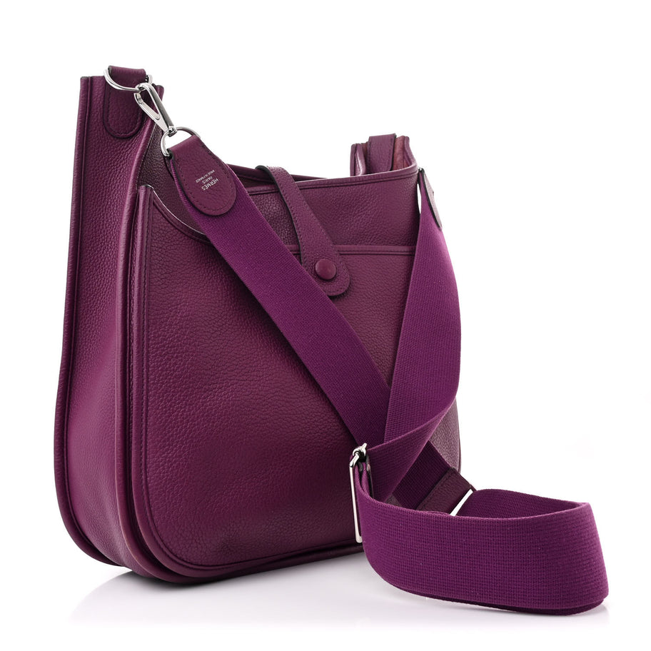 Hermes Taurillon Clemence Evelyne III PM Anemone Image 3