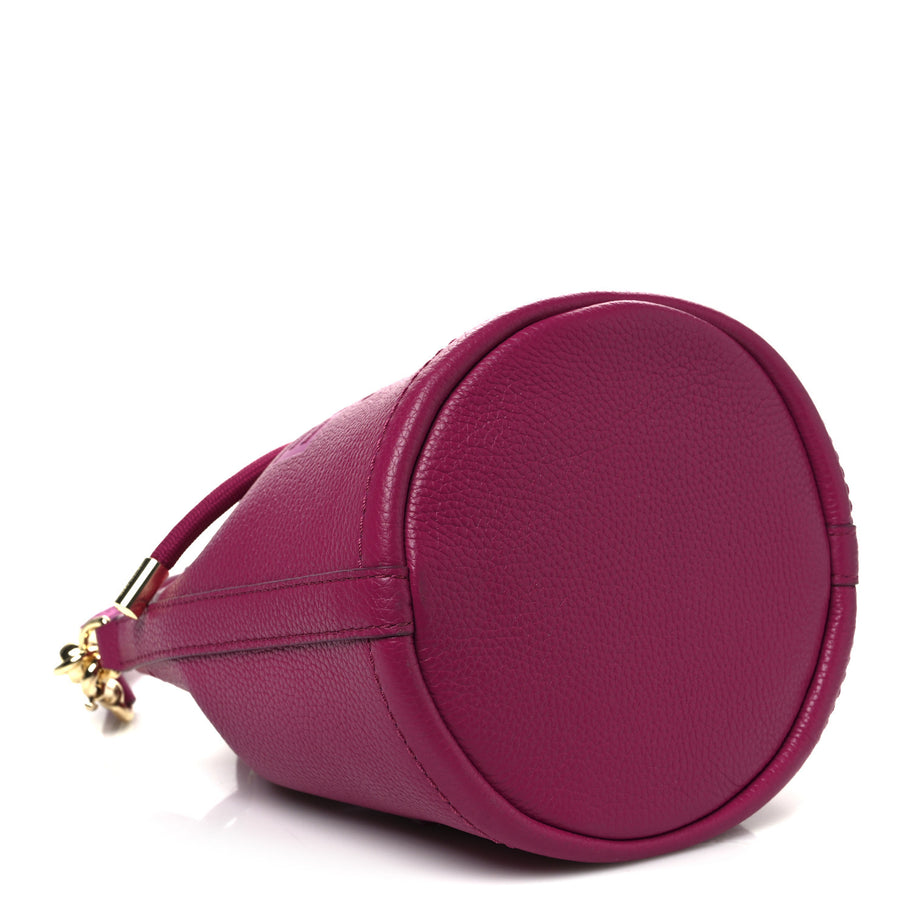 Marc Jacobs Grained Calfskin The Bucket Bag Lipstick Pink Image 4