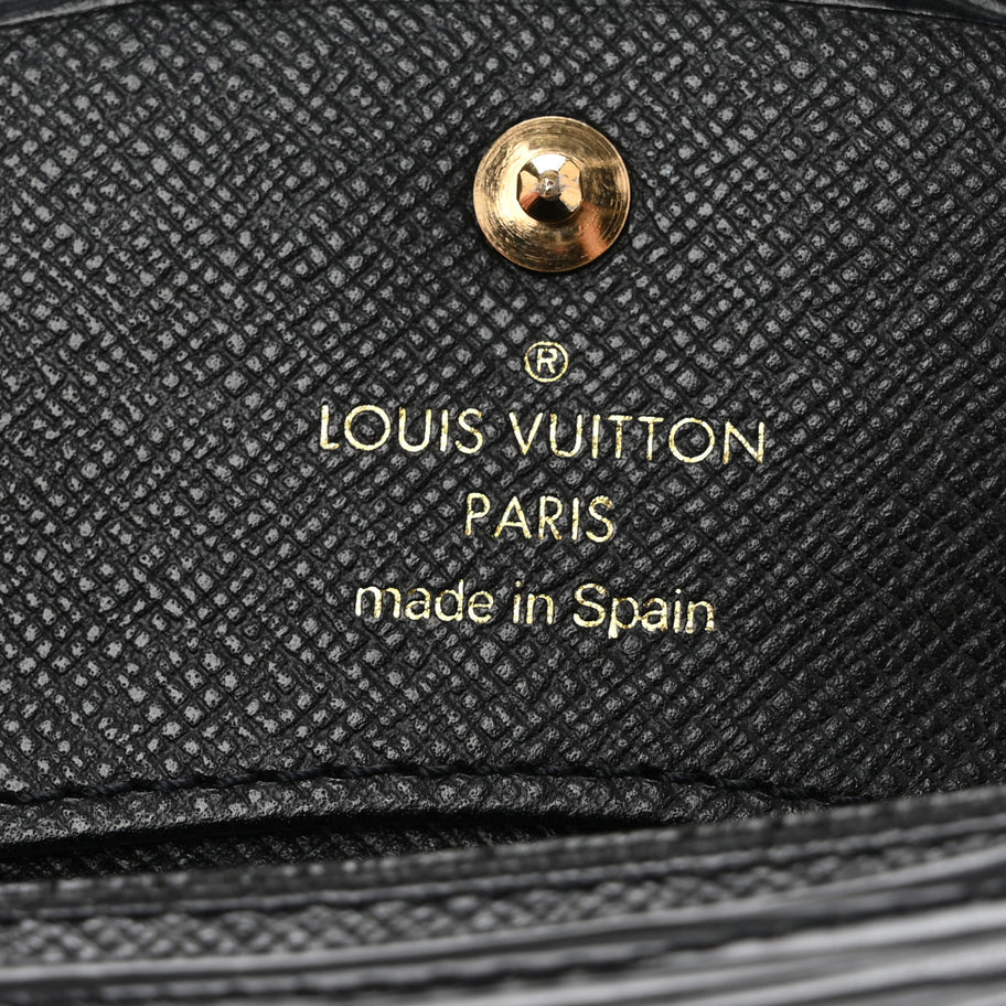 Louis Vuitton Epi Porte-Monnaie Simple Coin Purse Black Image 6