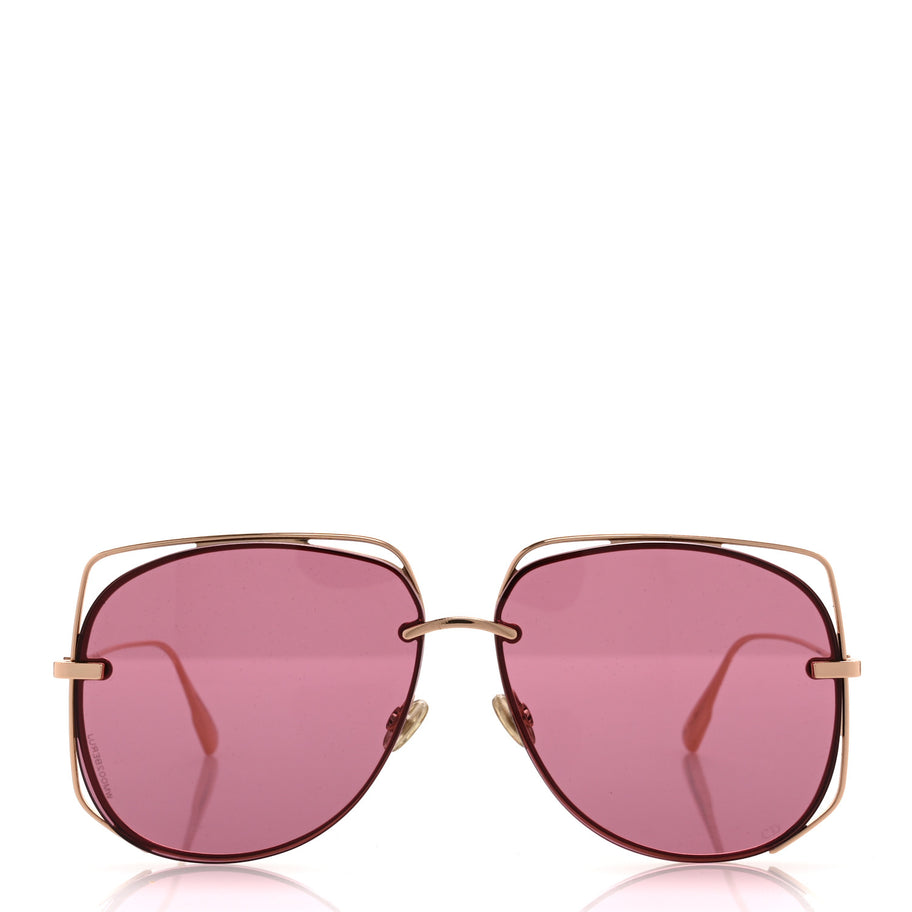 Christian Dior Metal Stellaire 6 Sunglasses Rose Gold Image 2