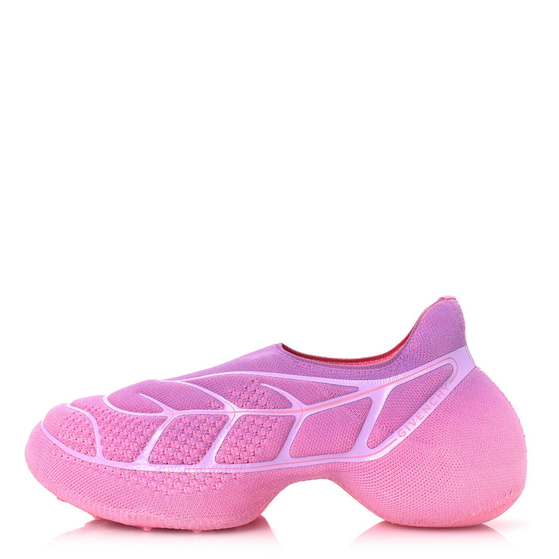  Givenchy Knit Womens TK-360 Plus Slip On Sneakers 40 Purple Pink
