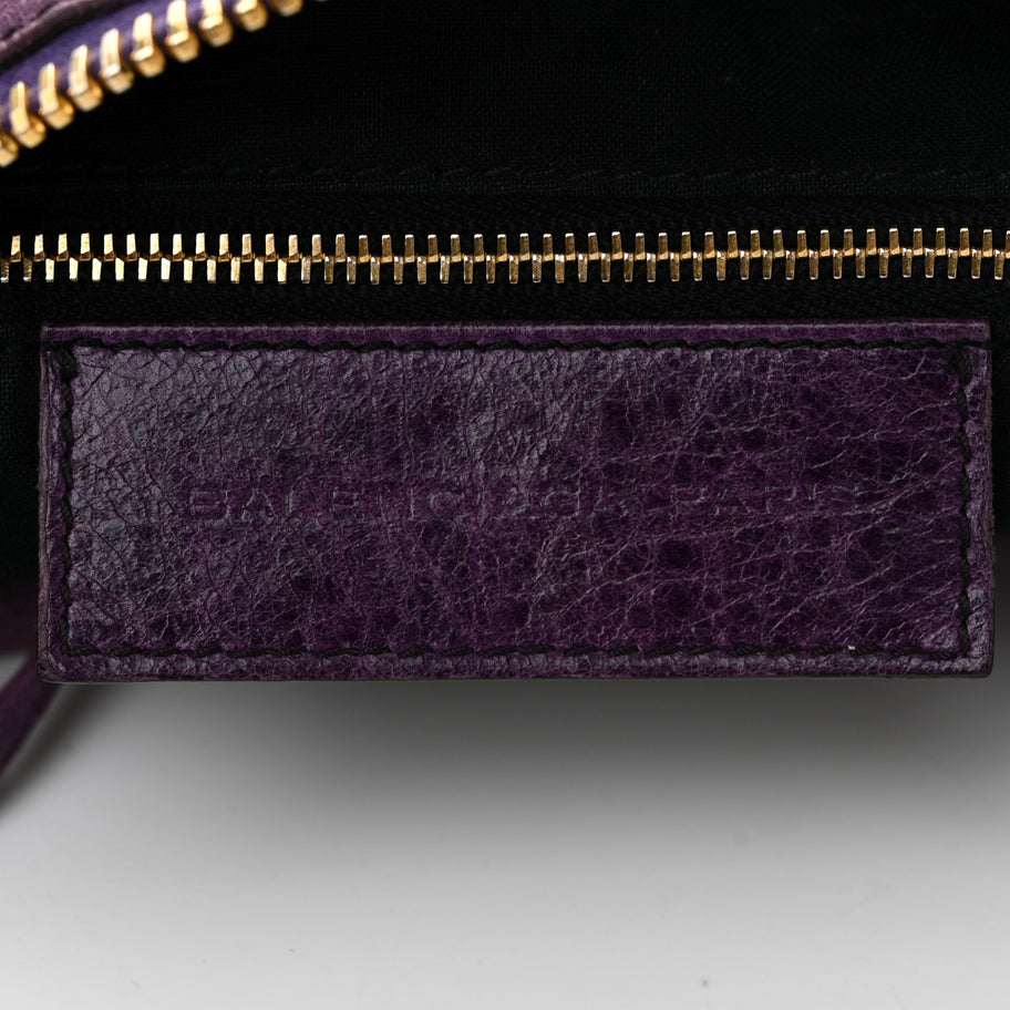 Balenciaga Agneau Giant 21 Gold Hardware Day Hobo Raisin Image 7