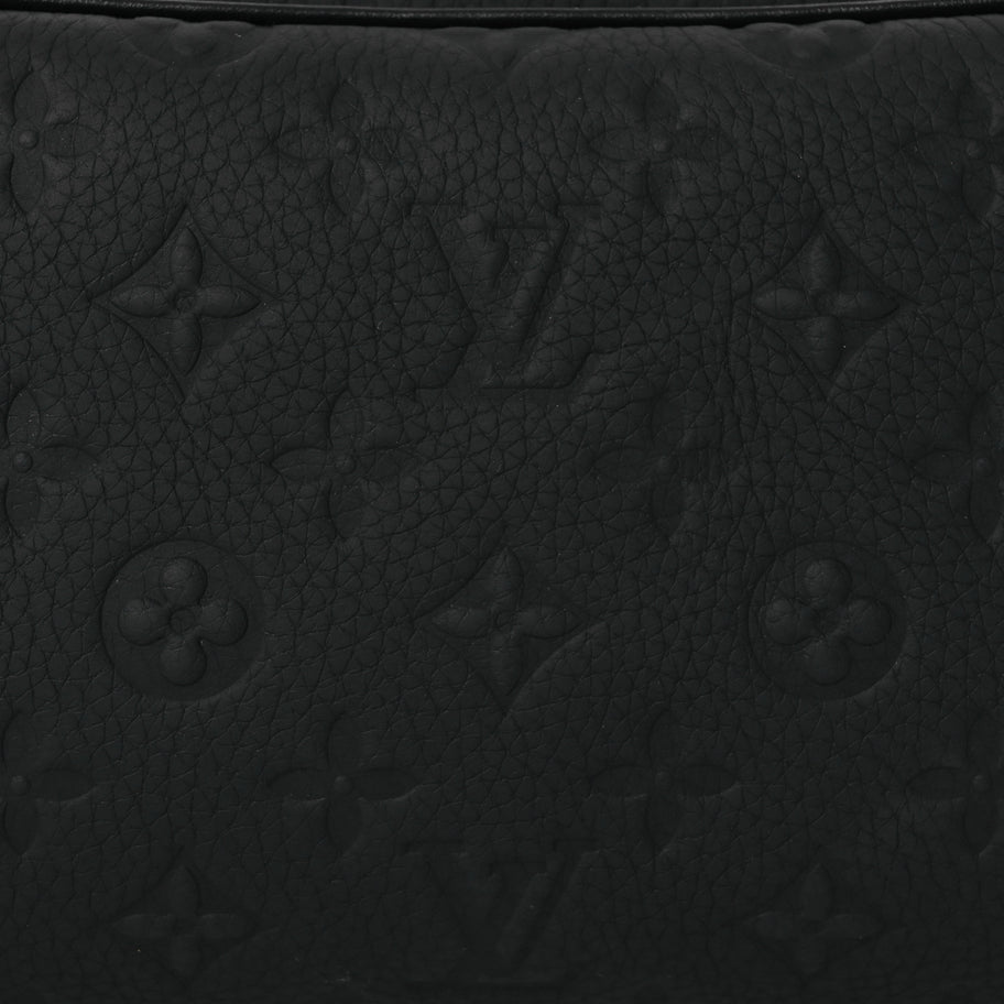 Louis Vuitton Taurillon Monogram Dopp Kit Toilet Pouch Black Image 5