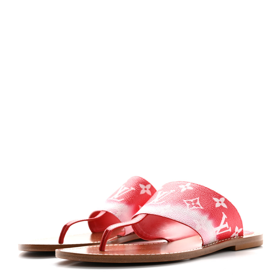 Louis Vuitton Monogram Escale Palma Sandals Rouge Image 3